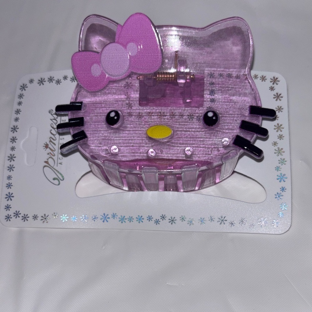 Hello Kitty Pink Hair Clip